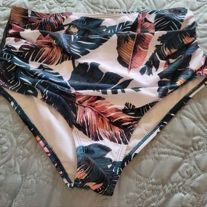 Womens high-waisted Swim bottoms Sz M